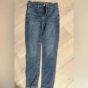 American Eagle Outfitters Dark Blue Skinny Jeans